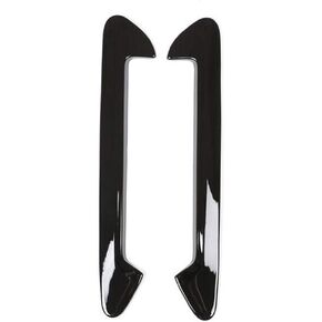 ثلاثة T Car Mudguard Side Side Outlet تنفيس من أجل BMW X3 G01 / X4 G02 2018-2020 ، Black Glossy