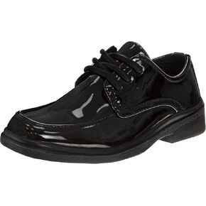Josmo Kids Formal Dress Shoes - Square Toe Classic Comfort Wing Tip Oxford Shoe for Boys (Sizes: 11-13 Little Kid / 1-4 Big Kid)