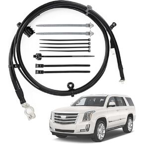 84634113 الكبل السلبي للبطارية ، 84634109 كابل البطارية السلبي متوافق مع 2015-2020 Chevy Tahoe Suburban/GMC Yukon Yukon XL/Cadillac Escalade ESV ، يحل محل GM#23421539،84109461.