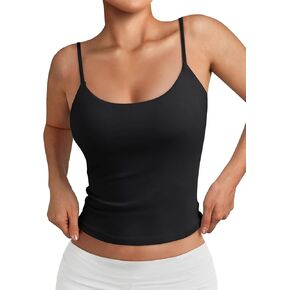 Trendy Queen Womens Summer Tank Tops Double Lined Going Out Teen Girls Y2k Sleeveless Backless 2025 Workout Cami Adjustable