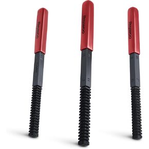 3-Piece Thread Restorer File Set, Thread Restoring Chaser Files, Thread Repair File Set in Metric SAE UNF UNC Sizes