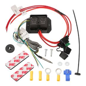 12V 24V Digital Radiator Fans Controller Switch Adjustable Temperature Range OE#0444