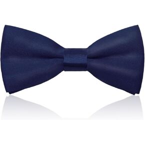 Boys Bow Tie, Solid Color Bow Ties for Boys Kids Toddler Girls Adjustable Pre-Tied Bowtie for School Party Wedding in Kuwait