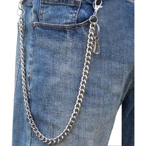 Wallet Chain - Wallet Chains for Men Women, Punk Trousers Pants Chains for Biker Pants Chain Belt Goth Accessories