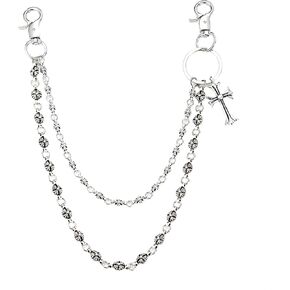 Pants Chain for Men Women Trousers Wallet Chain Biker Keychain Hip Hop Punk Cross Jeans Chain