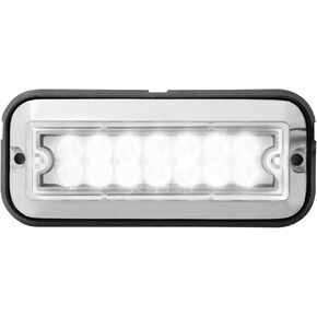 Grand General 81821 Amber/Clear Medium Rectangular 14 LED Strobe Light