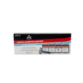 AGS Automotive Solutions 8oz Brush Top Lubricant Assortment Kit – Includes Dielectric Grease, Multipurpose Lubricant, Brake Lubricant, and Anti-Seize Lubricant (4-Pack)