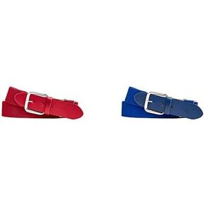 Mizuno Boys Baseball Belt ، Red ، Osfm US Classic Softball/Softball Belt ، البالغ واحد الحجم يناسب الجميع ، الملكي