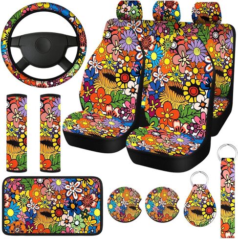 15 PCS COR COR COVERS CORPLES CAR COR COVERS COVER COVER COVER COVER COVER PALDS ARMREST PAD PAD CUPTERS MEALTORS MEAR MOVERS TRUCK SUV (DREAMCATCHER) in Kuwait