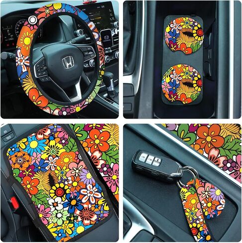 15 PCS COR COR COVERS CORPLES CAR COR COVERS COVER COVER COVER COVER COVER PALDS ARMREST PAD PAD CUPTERS MEALTORS MEAR MOVERS TRUCK SUV (DREAMCATCHER) in Kuwait