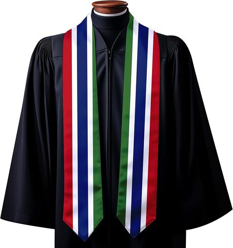 National Flag Graduation Stole Embroidery Sash for Study Aboard International Students Adult Unisex in Kuwait