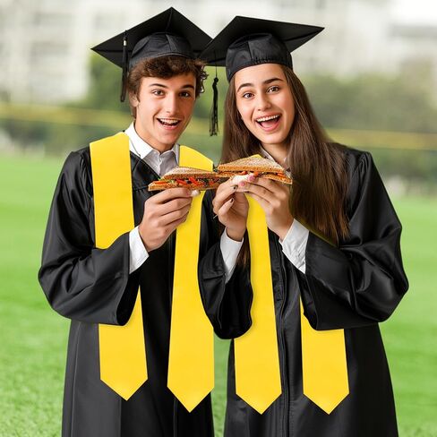 FOIMAS 6pcs Graduation Stoles,70 Inches Plain Graduation Sash Honor Stole for 2025 Graduation Ceremony Party Supply in Saudi Arabia