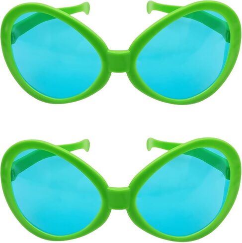 2 Pcs Giant Plastic Sunglasses, Jumbo Clown Funny Sunglasses for Party Costume Cosplay Accessories in Saudi Arabia