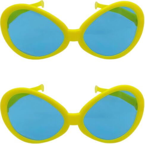 2 Pcs Giant Plastic Sunglasses, Jumbo Clown Funny Sunglasses for Party Costume Cosplay Accessories in Saudi Arabia