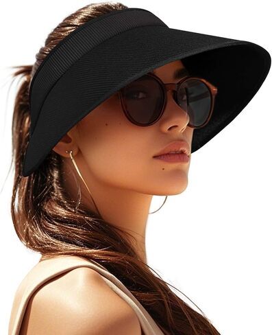 FURTALK Sun Hats for Women Sun Visor Hat UV Protection Wide Brim Summer Beach Hats in Saudi Arabia