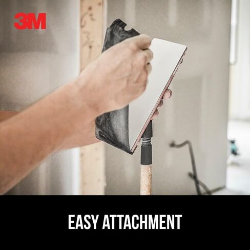 3M Pro-Pak Drywall Sanding Paper, 25 Sheets, 120 Grit, 4.2 in x 11.25 in | Pre-Cut Sheet, Fit Most Drywall Sanding Tools, Heavy-Duty Paper Backing, Resist Tearing (99430) in Kuwait
