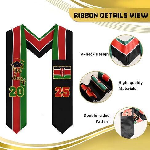 Graduation Stole 2025, Graduation V Shape Stole Sash, Graduation Gifts in Kuwait