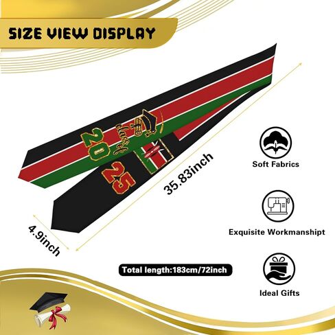 Graduation Stole 2025, Graduation V Shape Stole Sash, Graduation Gifts in Kuwait