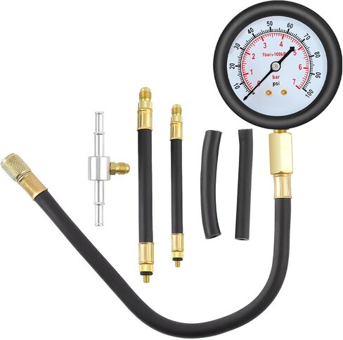 0-140PSI Fuel Injector Injection Pump Pressure Tester Gauge Kit Fuel Pressure Tester Kit Car Tools in Saudi Arabia