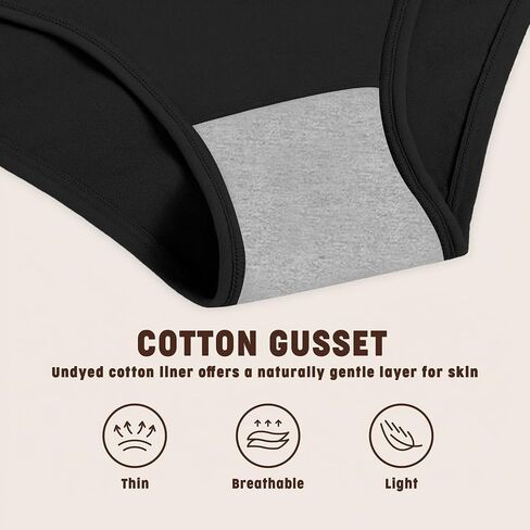 MANGOPOP Womens Underwear Bikini Panties with Cotton Gusset Stretch Underwear for Women 6 Pack in Saudi Arabia