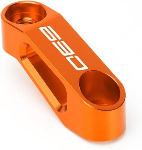 Compatible with K.T.M 690 SMC R 690 Enduro R 690 DUKE Any year Motorcycle Rearview Mirror Risers Extenders 690 Accessories (orange) in Saudi Arabia