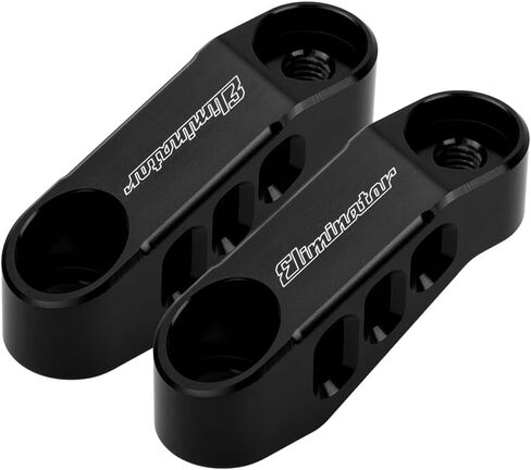 Universal Motorcycle Mirror Extender Brackets For Eliminator 600/Eliminator 400/Eliminator 450/Eliminator 400 SE/Eliminator 500/Eliminator 500 SE Accessories (Black) in Saudi Arabia