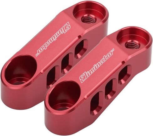 Universal Motorcycle Mirror Extender Brackets For Eliminator 600/Eliminator 400/Eliminator 450/Eliminator 400 SE/Eliminator 500/Eliminator 500 SE Accessories (Black) in Saudi Arabia