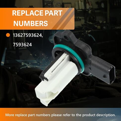 مستشعر تدفق الهواء الشامل-متوافق مع Nissan Altima 2.5 L 2013-2015 ، Sentra 1.8L 2013-2015 ، Fit for Infiniti M35H 3.5L 2012-2013 ، يحل محل رقم OE#22680-1MG0A ، 226801MG0A ، MAF01022 in Kuwait