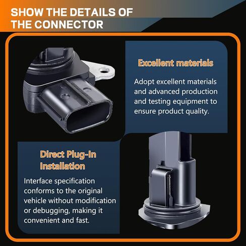 Mass Air Flow Sensor MAF Compatible with Toyota Camry 07-17, Corolla 09-18, RAV4 06-18, Sienna,Avalon,Fit for Lexus ES350,RX350,Scion IQ,tC,xB Replace #22204-0H010,222040V010 in Kuwait