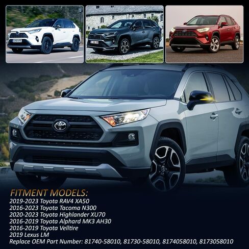 D-Lumina Sequential LED Side Mirror Turn Signal Lights Smoked Lens for Fo-rd Explorer 2011-2019, Dynamic Indicator Mirror Marker Blinker Light Lamp, Pack of 2 in Kuwait