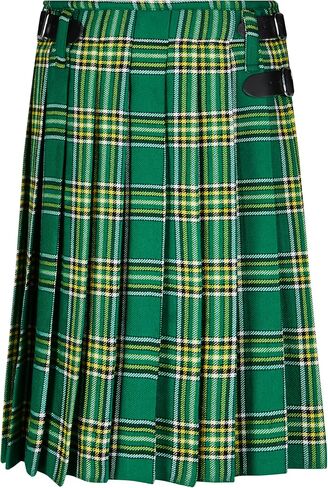 Traditional Irish Green Tartan 5 Yard Kilt Highlander Dress Kilt for Men's Scotland Scottish Kilt in Saudi Arabia