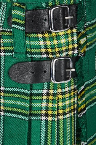 Traditional Irish Green Tartan 5 Yard Kilt Highlander Dress Kilt for Men's Scotland Scottish Kilt in Saudi Arabia