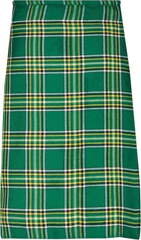 Traditional Irish Green Tartan 5 Yard Kilt Highlander Dress Kilt for Men's Scotland Scottish Kilt in Saudi Arabia