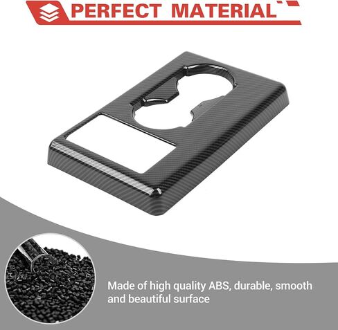 لوحة حامل كوب من ألياف الكربون تغطية ملحقات داخلية تتوافق مع Ford F250/F350/F450/F550 2015-2020 in Kuwait