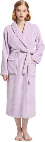 Plush Soft Robes for Women, Premium Fleece Womens Robe Cozy Warm Bathrobe in Saudi Arabia