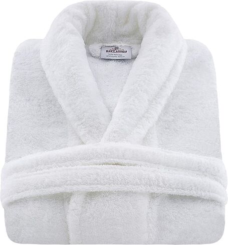 American Soft Linen Warm Fleece Robe, Mens and Womens Robe Fuzzy, 1 Piece Unisex Plush Adult Bathrobe for Bathroom in Saudi Arabia