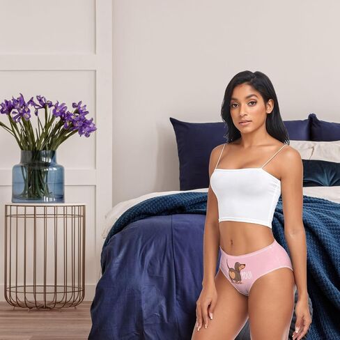 Fashion Women's Sexy Girls Underwear Soft Breathable High Waist Brief Stretchy Bikini Panties in Saudi Arabia