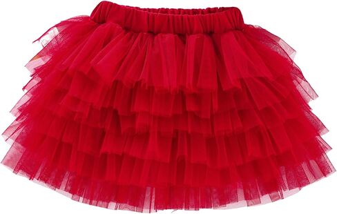 Jastore 6 Layered Tutu Skirt for Girls Princess Tulle Dance Skirts Toddler Girl Ballet Tutu Skirt in Saudi Arabia