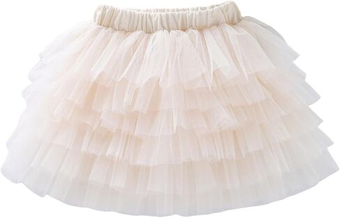 Jastore 6 Layered Tutu Skirt for Girls Princess Tulle Dance Skirts Toddler Girl Ballet Tutu Skirt in Saudi Arabia