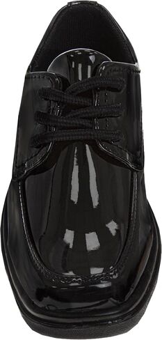 Josmo Kids Formal Dress Shoes - Square Toe Classic Comfort Wing Tip Oxford Shoe for Boys (Sizes: 11-13 Little Kid / 1-4 Big Kid) in Saudi Arabia
