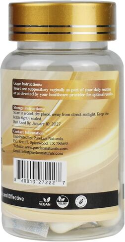PureLux Boric Acid Capsules for Women 800mg Size 000 15 Count Daily Intimate Balance and Odor Control Plant-Based Fragrance-Free Formula in Saudi Arabia