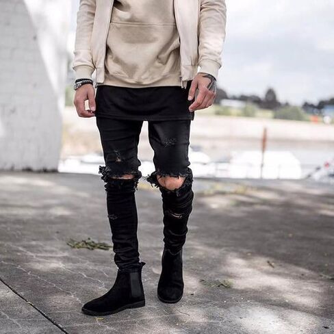 Hungson Men's Mens Mency Cleans Sleaty Slim Fit Bants for Men in Kuwait