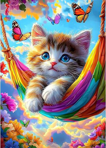 Lxmsja Flower Diamond Art Kits للبالغين ، زهرة ملونة DIY مجموعات الطلاء الماس الكاملة للمبتدئين ، الحرف الفنية للأحجار الكريمة 5D للبالغين ، ديكور الجدار المنزلي 16x12 بوصة in Kuwait
