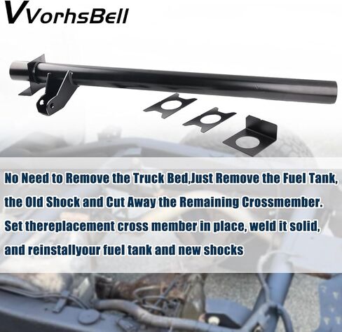 Rear Upper Shock Mount Crossmember Compatible with 2007-2014 Chevy Silverado 1500 GMC Sierra 1500 in Saudi Arabia
