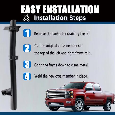 Rear Upper Shock Mount Crossmember Compatible with 2007-2014 Chevy Silverado 1500 GMC Sierra 1500 in Saudi Arabia