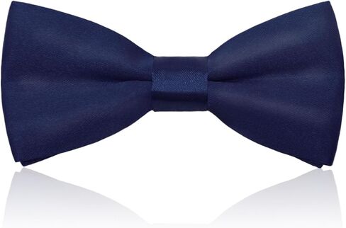 Boys Bow Tie, Solid Color Bow Ties for Boys Kids Toddler Girls Adjustable Pre-Tied Bowtie for School Party Wedding in Kuwait