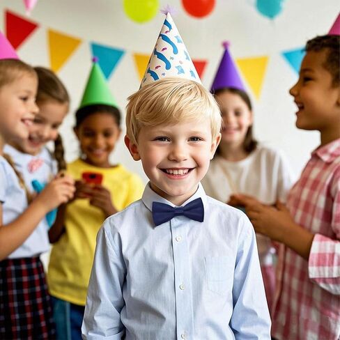 Boys Bow Tie, Solid Color Bow Ties for Boys Kids Toddler Girls Adjustable Pre-Tied Bowtie for School Party Wedding in Kuwait