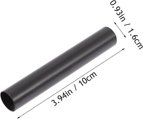 6pcs Black Iron Chandelier Candle Sleeves, 3.93x0.62 Inch Replacement Flanging Sleeve for Chandelier Lamp Base, Easy Installation for Home Decoration in Kuwait