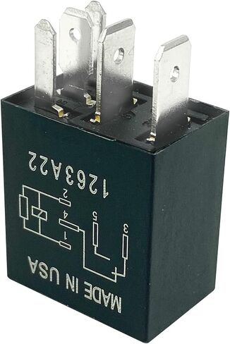 6-Pack G8HE-1C7T-R1-DC12 Relays 12VDC 40A 5-Pin SPDT High-Current Automotive Relay - Compatible with Select Jeep Vehicles - Fixes Cooling Fan, HVAC & Electrical Failures in Saudi Arabia