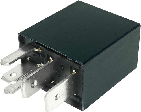 6-Pack G8HE-1C7T-R1-DC12 Relays 12VDC 40A 5-Pin SPDT High-Current Automotive Relay - Compatible with Select Jeep Vehicles - Fixes Cooling Fan, HVAC & Electrical Failures in Saudi Arabia